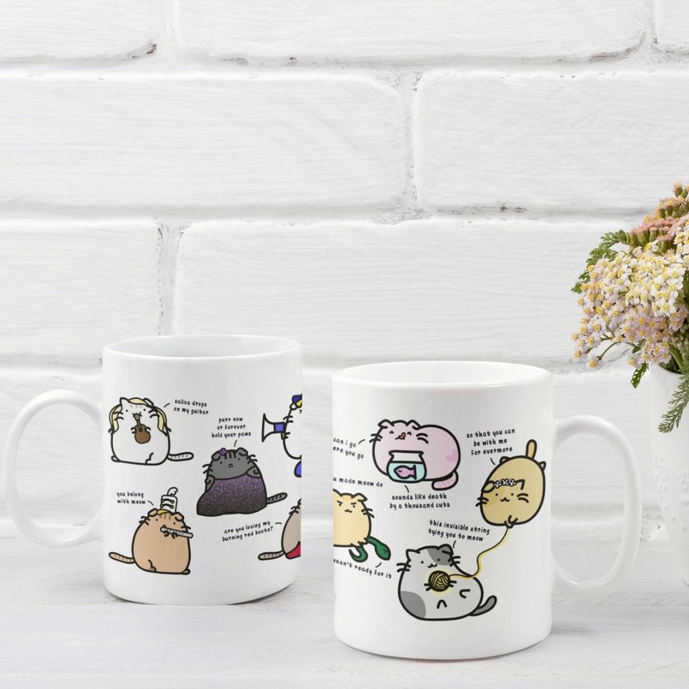 The Era Cats Taylor Swift White Mug, Taylor Swift Mug, Swifty Gift, Taylor Swift